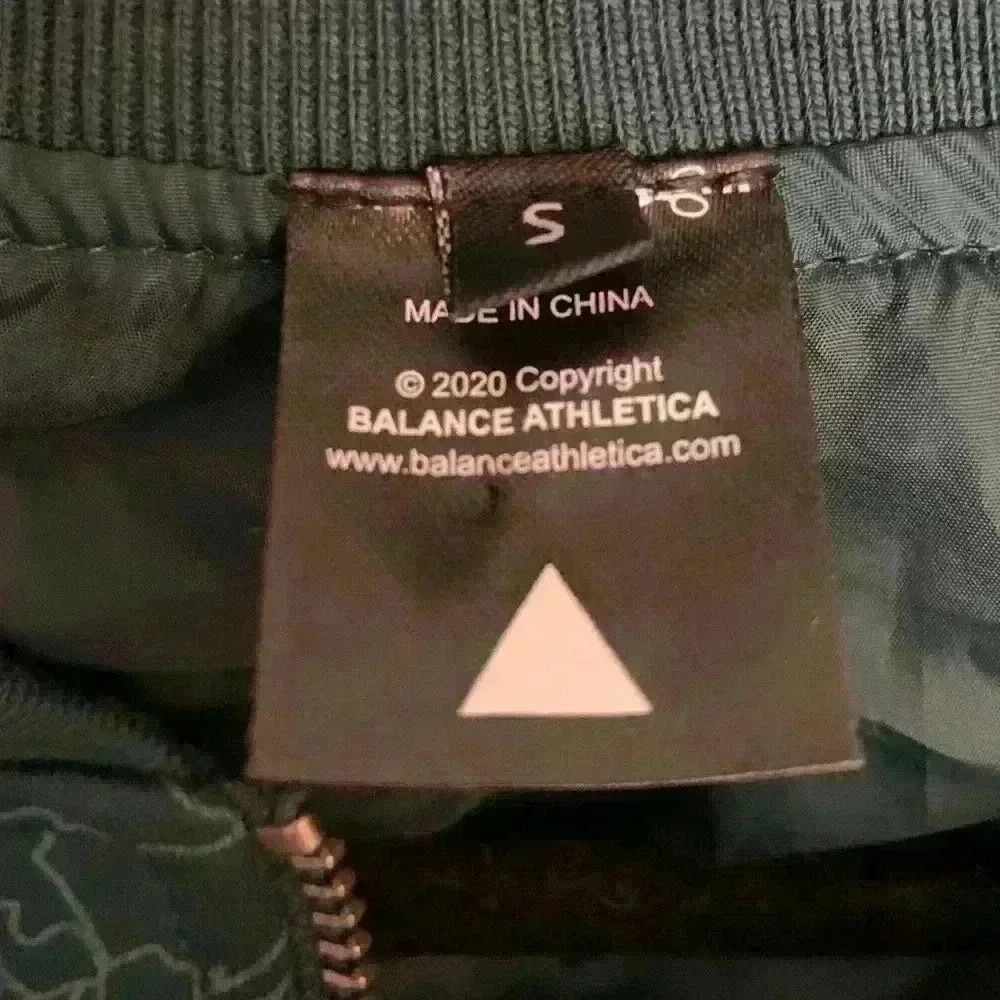 Balance Athletica Teal Bomber Jacket, Womens Size Small - Picture 11 of 13